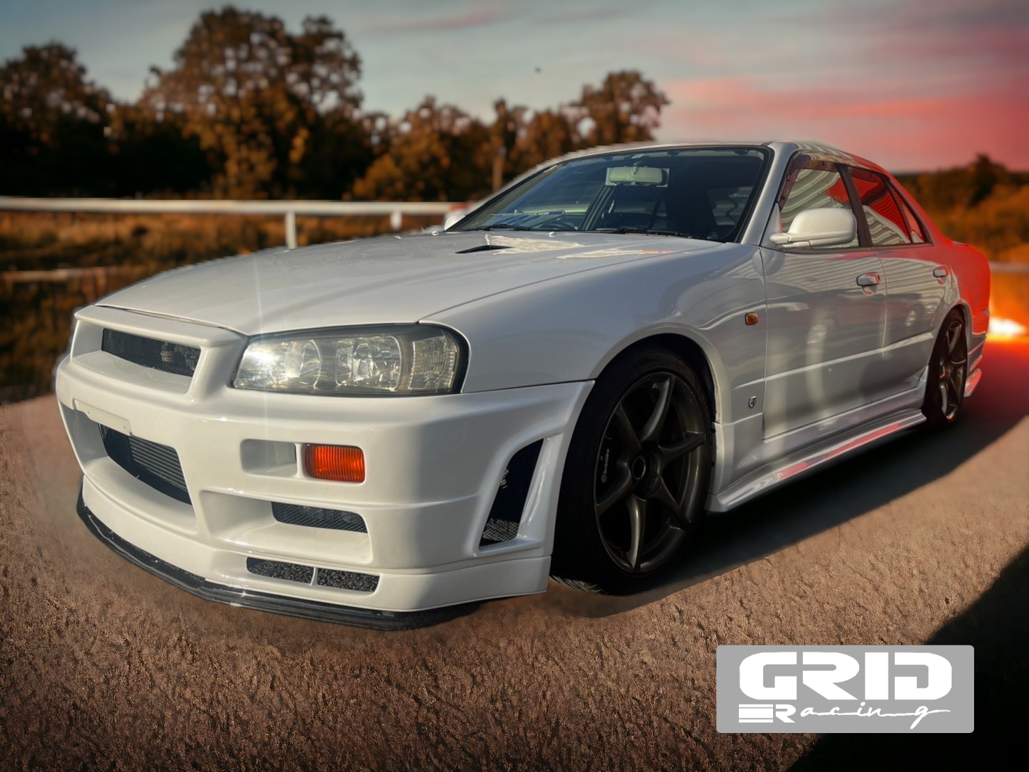 GTR フェイス コンバート キット for R34 セダン 4ドア - GRID Racing JAPAN